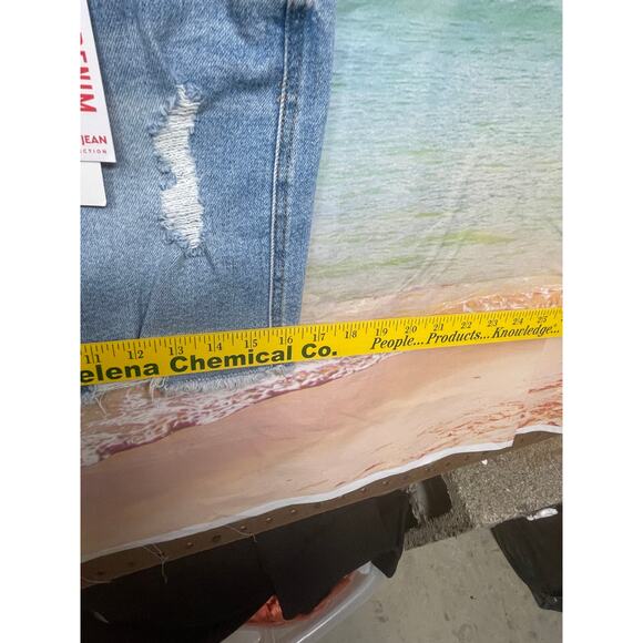 NWT Wax Women's Original Denim Mid Waist Mini Skirt Size M - Picture 8 of 10